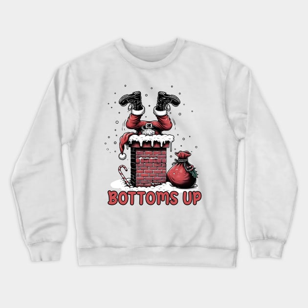 Bottoms Up Crewneck Sweatshirt by MZeeDesigns